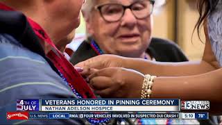Veterans honored in pinning ceremony