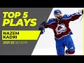 Top 5 Nazem Kadri Plays from 2021-22 | NHL