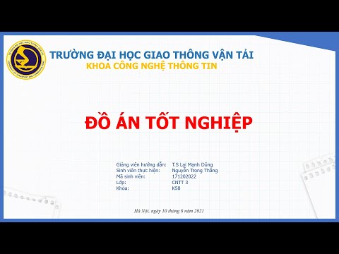 Video Powerpoint Đồ án tốt nghiệp - youtube