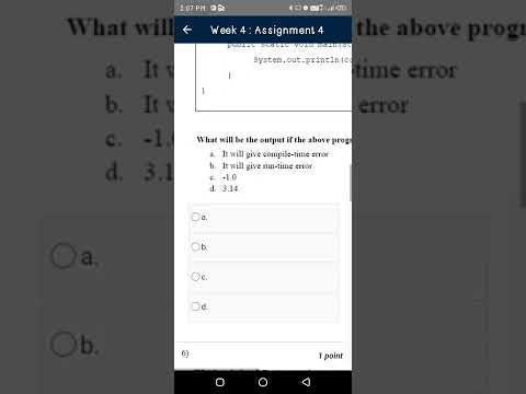 NPTEL Programming In Java assignment week 4 answers | Programming in Java week 4 answers 2022