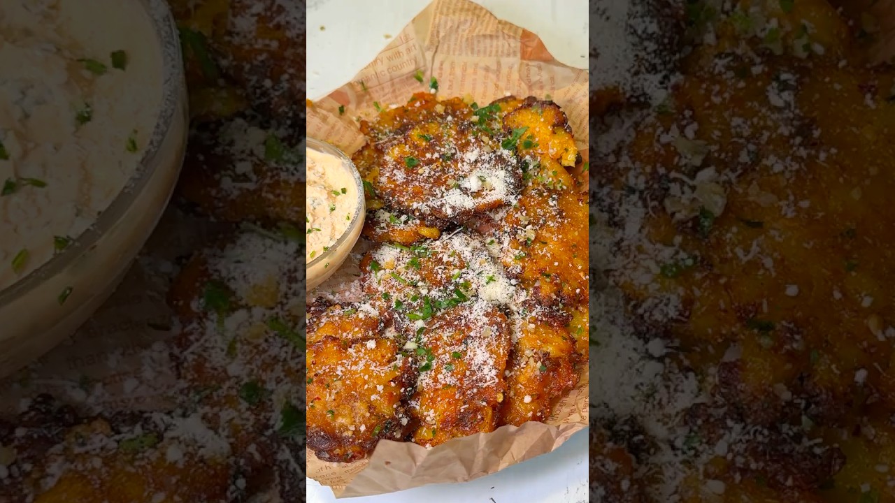 Crispy Smashed Potatoes with Garlic-Chili Butter