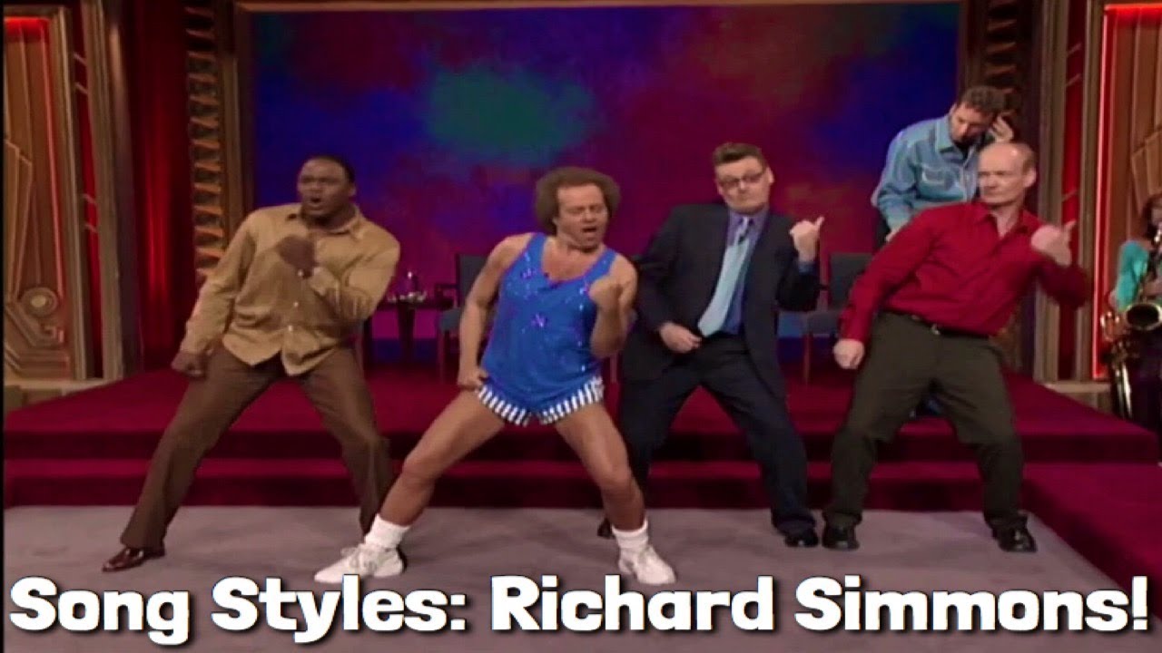 Song Styles: Richard Simmons! - Whose Line Is It Anyway? - YouTube