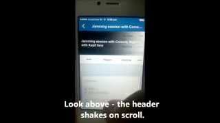 #ReportABug -1: Visual Bug found in facebook app.