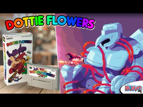 SAIU NOVO Jogo para Super Nintendo! Dottie Flowers (2024) @ruivoplay