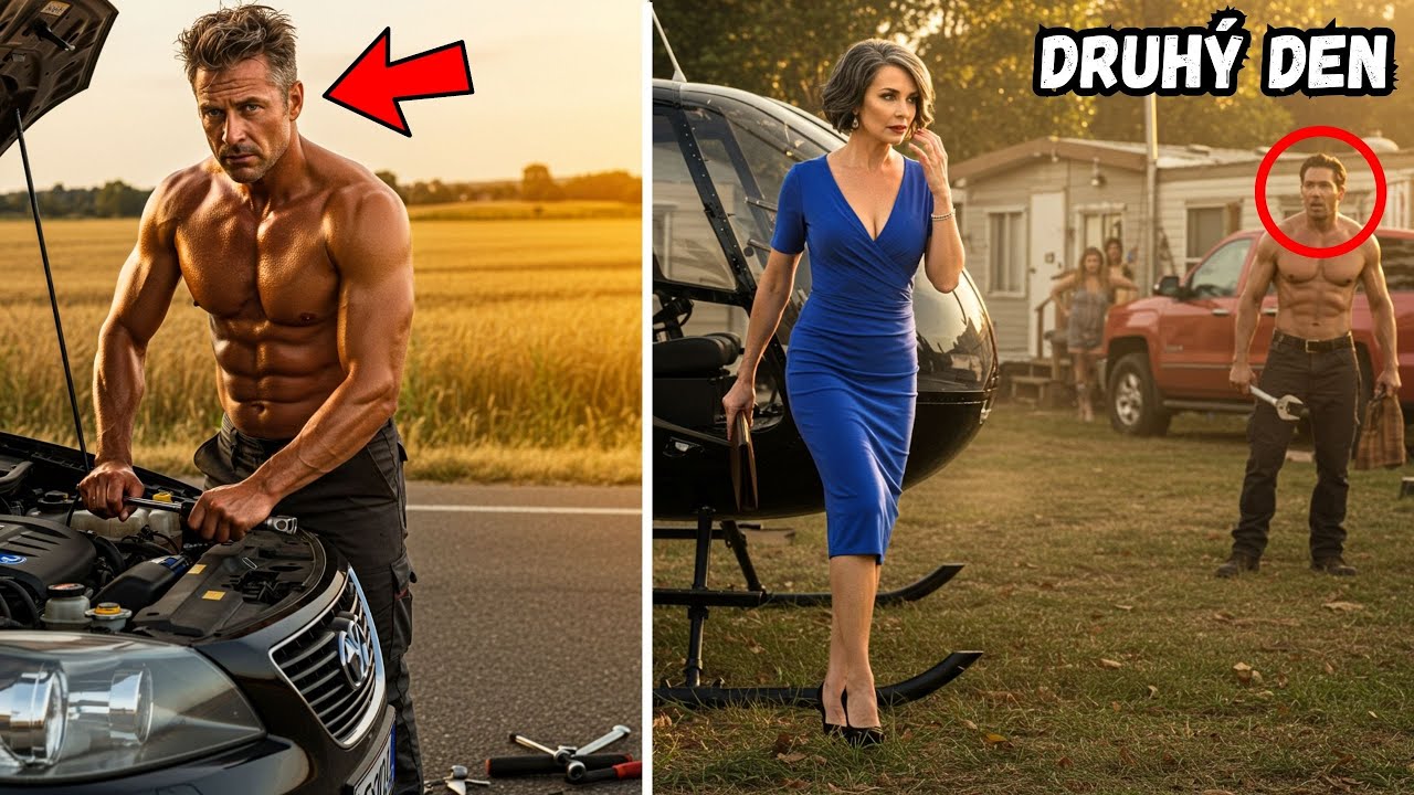 OPRAVIL Auto MILIONÁŘKY… Druhý Den Přistál u Jeho Domu VRTULNÍK