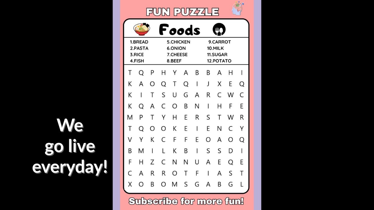 🧩 Brain Teaser Challenge: Ultimate Word Search Puzzle for Puzzle Lovers! 🔍 | No.129