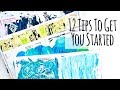 12 Tips For Starting Art Journal Pages Using Acrylic Paint