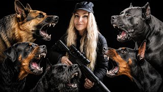 TOP 5 FAMILY PROTECTION DOGS - German Shepherd, Rottweiler, Cane Corso, Dobermann, Giant Schnauzer