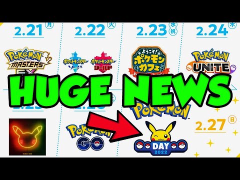 POKEMON NEWS EVERY DAY THIS WEEK THEN A POKEMON PRESENTS! Huge Pokemon Day 2022 Announcement!