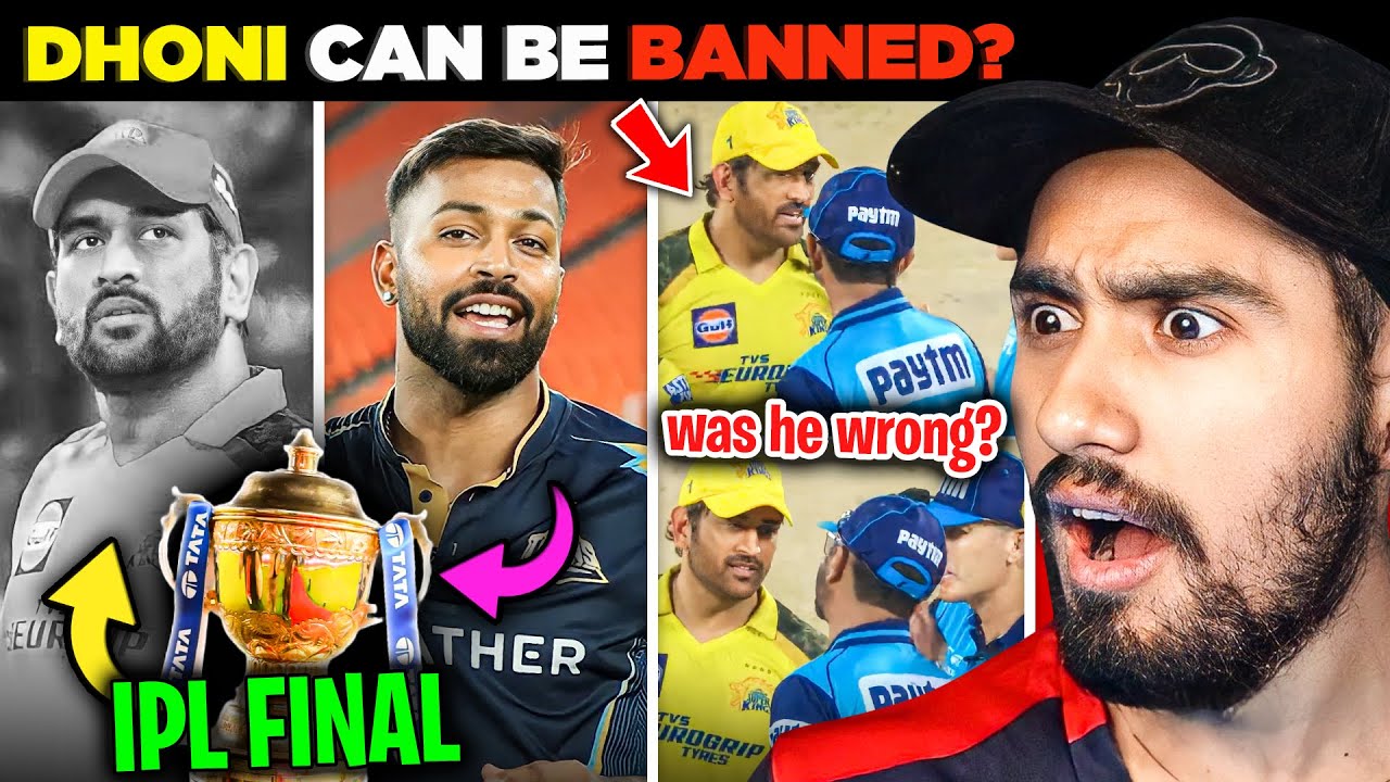 YEH NAHI HO SAKTA! 😱: MS DHONI BANNED FROM IPL FINAL? 💔 | CSK vs GT FINAL