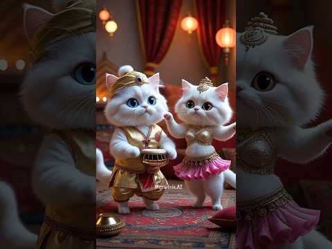 Cute Cat Belly Dance Ai Cat Catdance Funny Dance Cartoon Shorts 