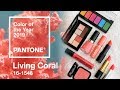 Coral Drugstore Makeup | Pantone Color of the Year 2019