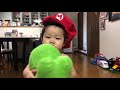 赤ちゃんマリオのコスプレ？ 瑞貴 1歳5ヶ月