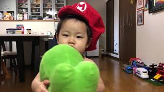 赤ちゃんマリオのコスプレ？ 瑞貴 1歳5ヶ月