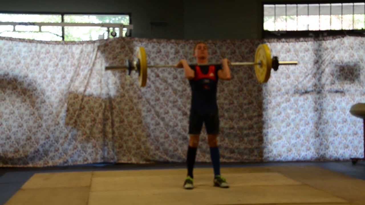 56 kg weight class. 64 kg Clean and Jerk to win British Columbia High ...