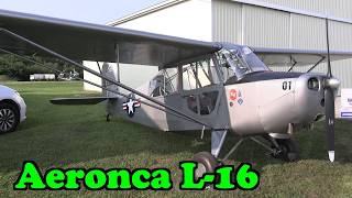Aeronca L-16 Is A United States Army Liaison Aircraft At SOAR 2026 In Sarnia