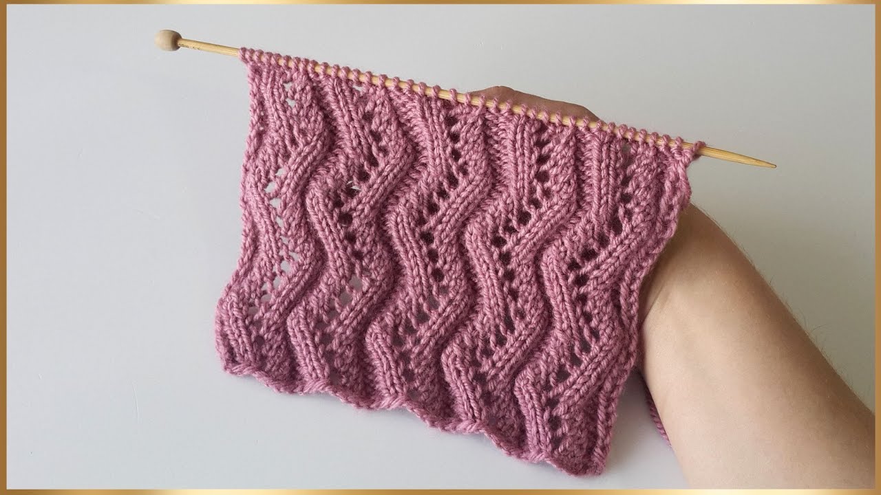 Ajurlu Zigzag Örgü Modeli / Zikzak Bayan Yelek Modelleri / Çeyizlik Yelek Örnekleri