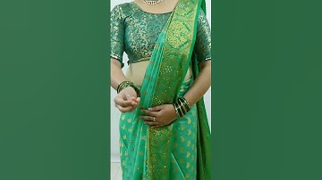 Saree draping tutorial in very easy steps for beginners | new saree draping step by step | sari wear