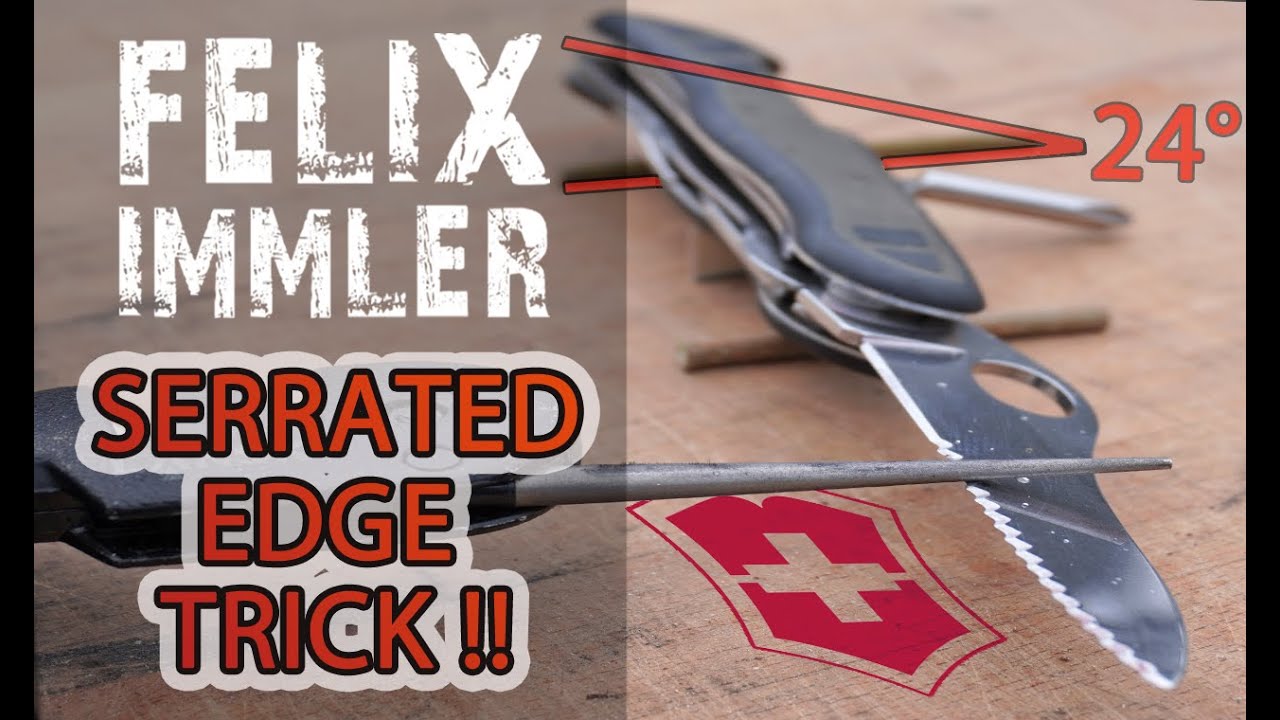 💡Fantastic Sharpening-Trick for Serrated Blades on Swiss Army