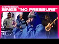 JUSTIN BIEBER PERFORMS NO PRESSURE LIVE TO FANS 