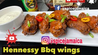 Hennessy Bbq Wings. Come make some with me. #wings #cooking