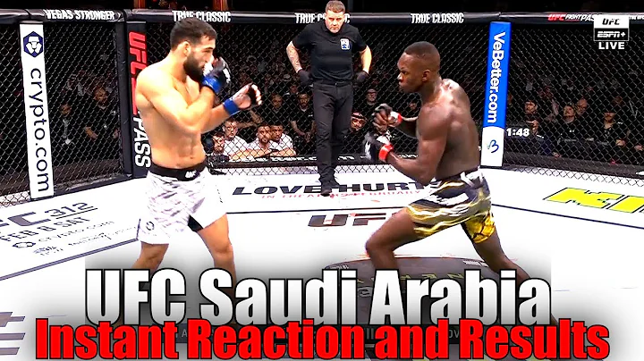 UFC Saudi Arabia (Israel Adesanya vs Nassourdine Imavov): Reaction and Results