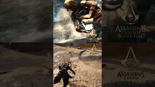 Assassins Creed 4 Vs Origins Crocodile Attack
