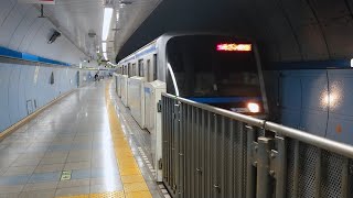 【快速列車】横浜市営地下鉄3000A形 高島町駅通過