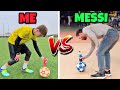 Recreating viral football moments best skills