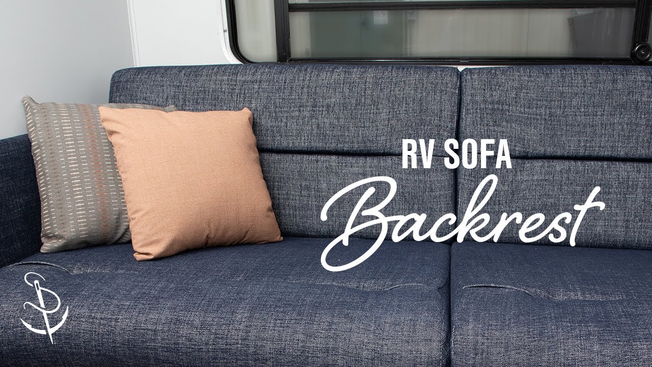 Reupholster An Rv Sleeper Sofa Backrest