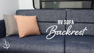 How to Reupholster an RV Sleeper Sofa Backrest