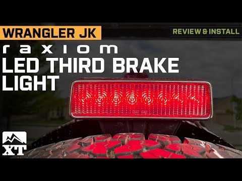 Jeep Wrangler JK Raxiom Axial Series Hyper Flash LED Third Brake Light Review & Install - video from ExtremeTerrain