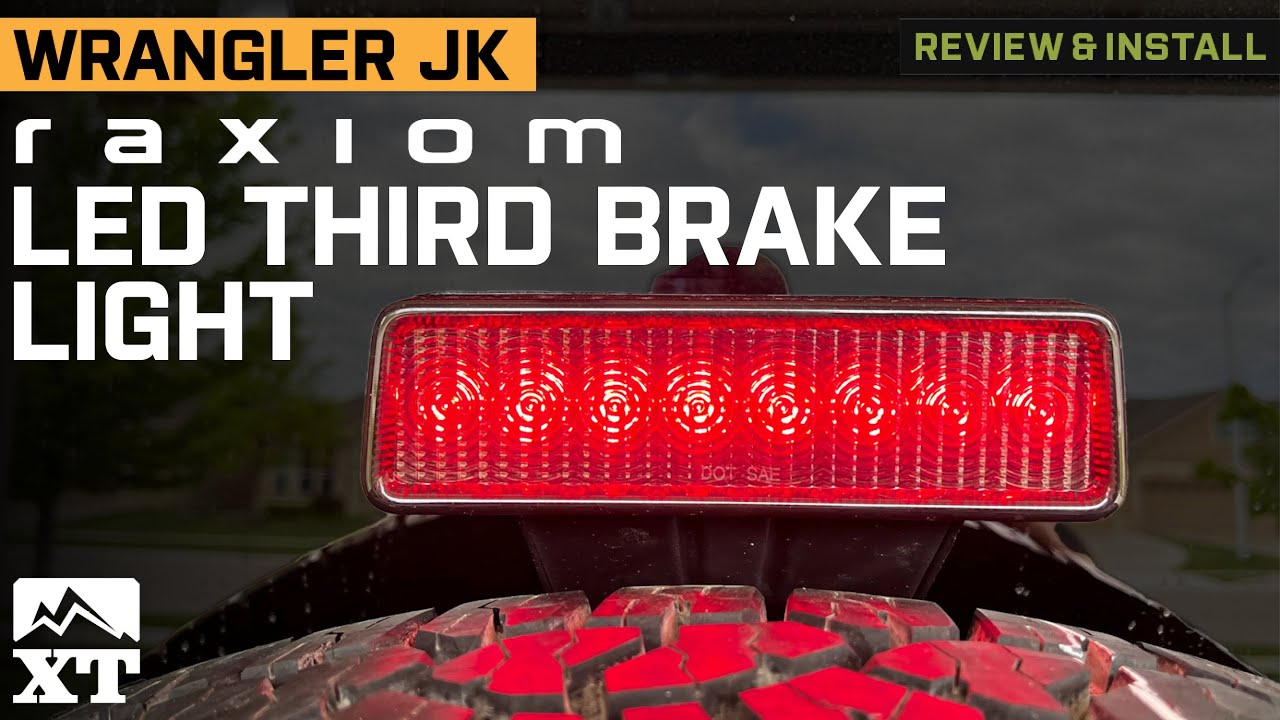 Jeep Wrangler JK Raxiom Axial Series Hyper Flash LED Third Brake Light Review & Install