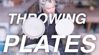 How to throw a plate on the pottery wheel