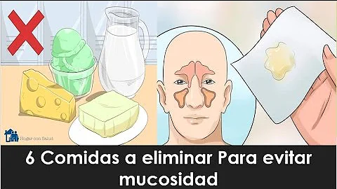 ¿Qué alimentos provocan mucosidad?