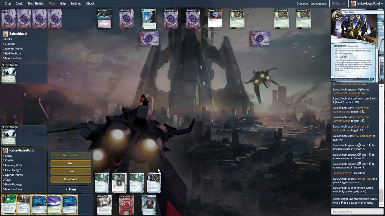 Netrunner - Sifr Geist (sabre0001) vs Asset Spam Gagarin (Bakashinobi)