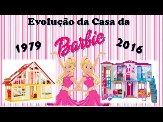 De 1962 a 2023: a evolução da casa da Barbie ao longo dos anos