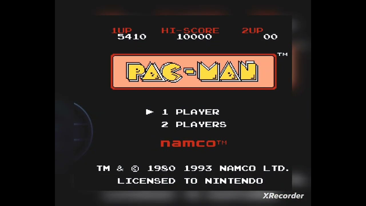 Playing PAC-MAN | (NES) 