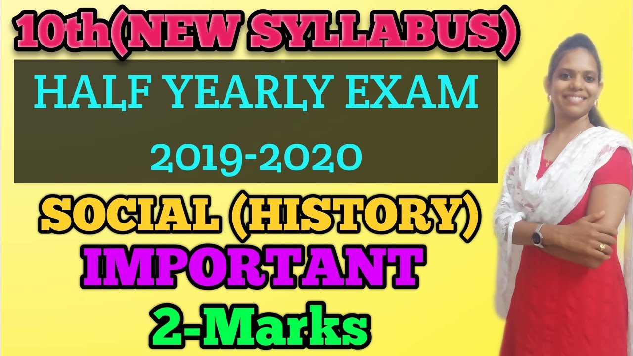 10th New Syllabus Half Yearly Exam 2019 Social History Important 2 10th-new-syllabus-half-yearly-exam-2019-social-history-important-2