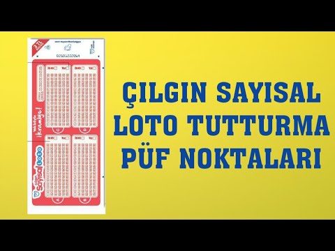 Çılgın Sayısal Loto 6 Tutturmanın Püf Noktaları