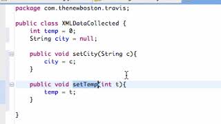 Android Application Development Tutorial   156   Setting up a parsed XML data collection class   You