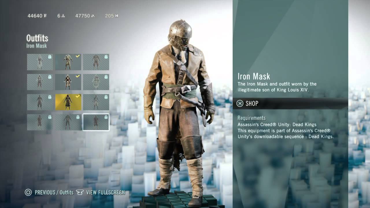 Assassin's Creed® Unity All Current Outfits - YouTube