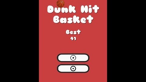 Dunk Hit Basket - Unity3D Game project with source code