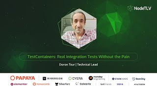 Doron Tsur @ NodeTLV '25 | TestContainers: Real Integration Tests Without the Pain