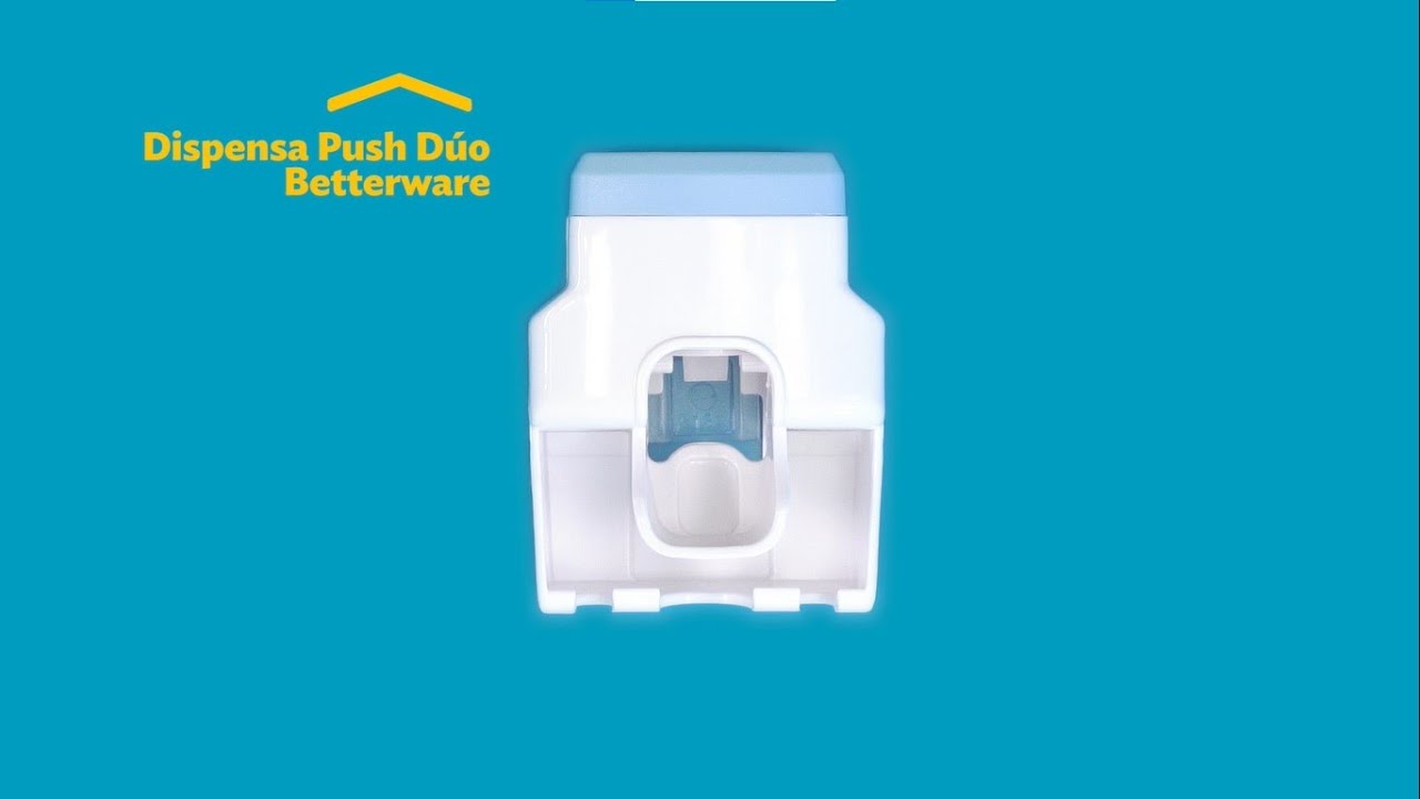 Dispensador Push BETTERWARE 20442 - Dispensador de pasta para el baño en tu  hogar 