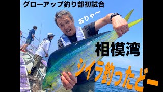 シーズン到来！デカい！水面に煌くシイラ！in 相模湾
