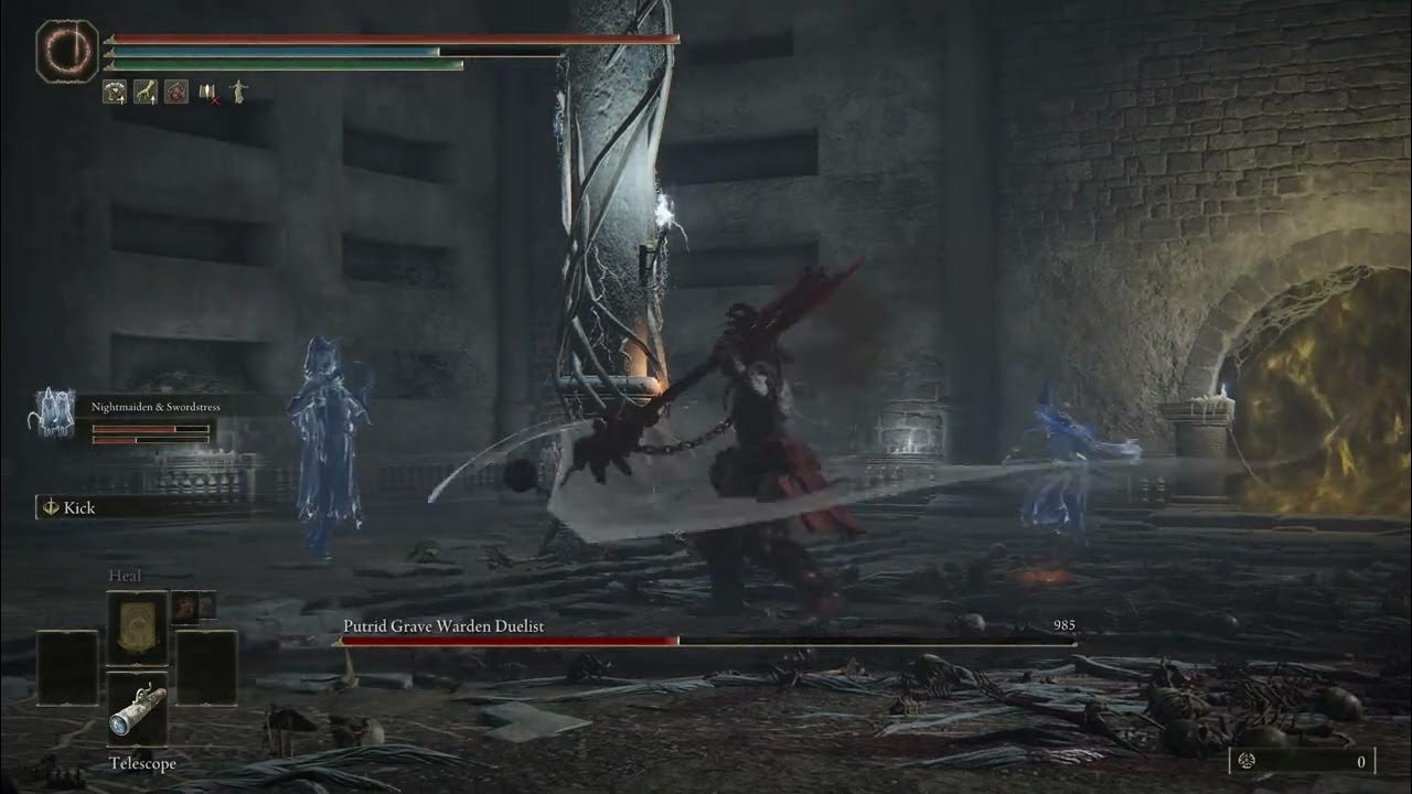 【Elden Ring】Nightmaiden & Swordstress Puppets +10 vs Putrid Grave