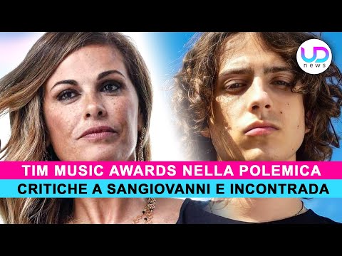 Tim Music Awards: Critiche A Vanessa Incontrada e A Sangiovanni!