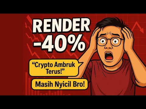 H-301 Apa yang Bikin Market Crypto Ambruk Terus? | RENDER Nyungsep 40%!