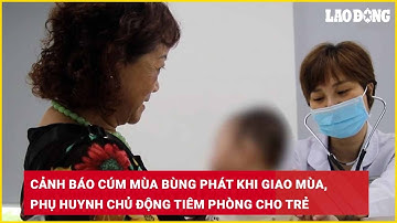 Cảnh báo cúm mùa bùng phát khi giao mùa, phụ huynh chủ động tiêm phòng cho trẻ| Báo Lao Động